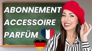 🇫🇷 🇩🇪7 wichtigste FRANZÖSISCHE WÖRTER im Deutschen übe die Aussprache amp sprich besser auf Deutsch [upl. by Pride]