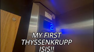 Thyssenkrupp Isis elevator  Best western edmundston NB CA [upl. by Wallack261]