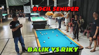 BALIK VS RIKY ABIANSEMAL OPEN BILLIARD TOURNAMENT [upl. by Edaj]