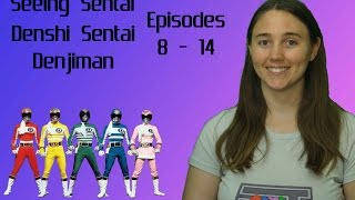 Seeing Sentai Episode 27 Denshi Sentai Denjiman Episodes 8  14 [upl. by Trula]