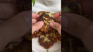 Easy Crispy Zucchini Ricotta Fritters in just a few simple steps ✨ shorts [upl. by Scoles]