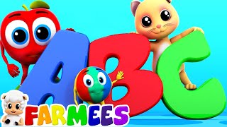 The Phonics Song  Alphabets Song  Nursery Rhymes  ABC Songs by Farmees [upl. by Narol]