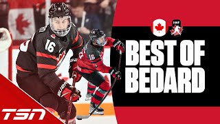 BEST OF CONNOR BEDARD  2023 IIHF WORLD JUNIORS [upl. by Mcgill]