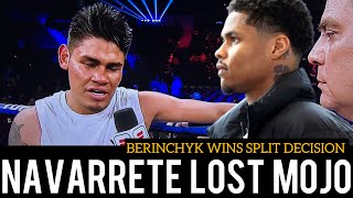 SHOCKING Navarette LOST Split Decision To Denys Berinchyk Berinchyk Calls Out Shakur Stevenson [upl. by Neela94]