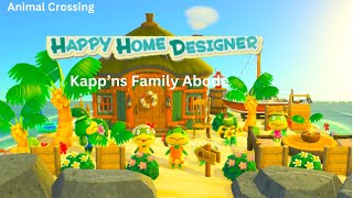 Kappns Family Abode Animal Crossing New Horizons Happy Home Paradise [upl. by Slen853]