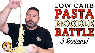 Keto Viral PASTA NOODLE Battle 🍝 The BEST Low Carb Noodle Recipe [upl. by Therese]