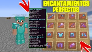 ✅LOS MEJORES ENCANTAMIENTOS💎 PARA TODOS LOS ITEMS👈 DE MINECRAFT🍓 1204 TODO EXPLICADO [upl. by Ilram908]