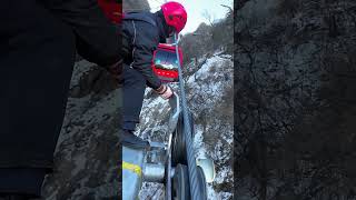 Safety inspection process of aerial cable car [upl. by Soigroeg]