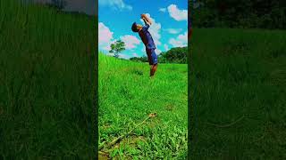 Backflip on grass  backflip kaise mare  backflip tutorial flipshorts shorts flips [upl. by Ella]