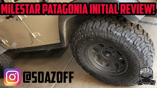 Milestar Patagonia Install And Comparison To BF Goodrich KM2 [upl. by Nnairam]