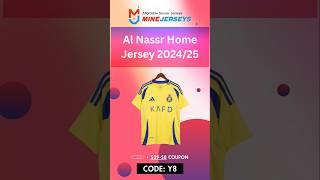 Al Nassr Home Jersey 202425 Unboxing and Review  Minejersey soccer store [upl. by Tonl474]