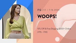 WOOPS  FG Live [upl. by Millburn]