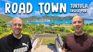 Road Town Cruise Port  Our Visit to Tortola British Virgin Islands 🇻🇬 [upl. by Garnes458]