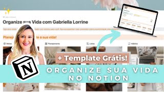 Como organizar a sua vida no Notion  TEMPLATE NOTION [upl. by Ardnaik]