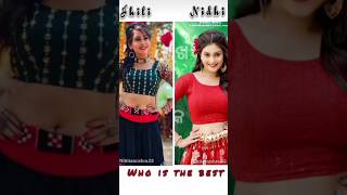 Odia serial heroine jhili VS nidhi kisa bhal laguchi♥️❤️😘 comment Kari kuhantu💞💗shorts [upl. by Truman]