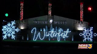 Indian Wells hosts quotShots in the Nights Winterfestquot for some winter fun [upl. by Ardnusal]