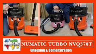 Numatic Turbo NVQ370T Vacuum Cleaner Unboxing amp Demonstration [upl. by Soirtemed]