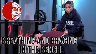 Breathing And Bracing in the Bench Press [upl. by Cirde646]