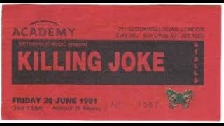 Killing Joke  Brixton Academy  Final show from Extremities tour 28th June 1991 Blistering Gig [upl. by Engedi]