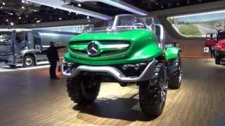 New Mercedes Benz Unimog Concept  IAA Hannover 2012 [upl. by Lempres]