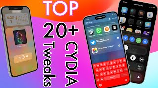 TOP 20 Cydia Tweaks iOS 16151413 Checkra1nampUnc0ver Jailbreaks Tweaks Update [upl. by Soisatsana]