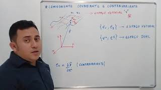 Componentes Covariantes e Contravariantes Espaço Dual ou Recíproco [upl. by Esinek508]