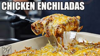 How to Make the Best EVER Chicken Enchiladas [upl. by Noseaj798]