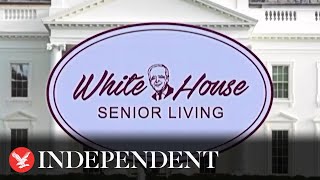 Trump trolls Biden with White House senior living ad Where residents feel like presidents [upl. by Pinsky]