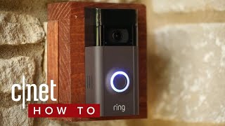 Ring Video Doorbell 2 Installation CNET How To [upl. by Enelam633]