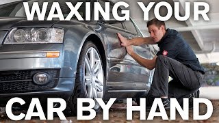 How to Wax Car Paint With Hands Only [upl. by Phylys]