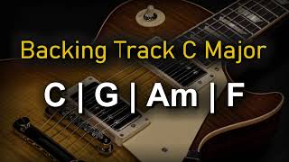 Rock Pop Backing Track C Major  70 BPM  Guitar Backing Track [upl. by Coray]