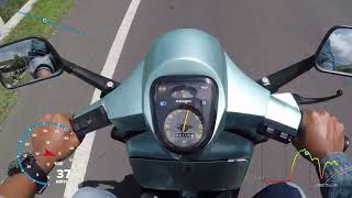 TOP SPEED VESPA PX TAHUN 1994 STANDART MESIN [upl. by Alcot]