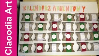 Kalendarz Adwentowy 3 z rolek po papierze advent calendar DIY [upl. by Yahska]