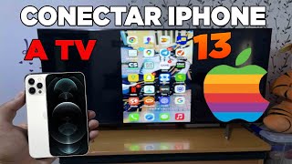 Como Conectar el iPhone 13 ala TV [upl. by Ahcurb]