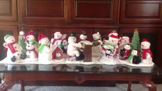 Snowmen of Hallmark sing together [upl. by Mot260]