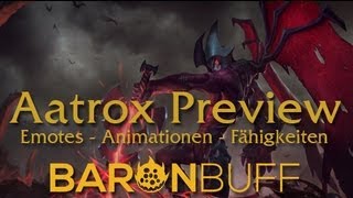 Champion Preview Aatrox  Klassischer Skin PBE [upl. by Nevear]