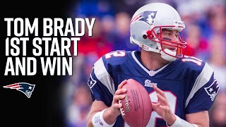 Tom Brady’s First Start amp Win with the 2001 New England Patriots [upl. by Annaerb]