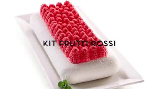 Raspberry cheesecake with Silikomart 3D mould FRUTTI ROSSI [upl. by Vierno]