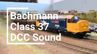 Bachmann Class 37 With Coastal DCC Sound With An Upgraded Top Speaker [upl. by Eleira]