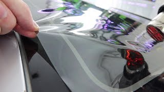 How to Shrink Tint on a Back Window  Dry Shrinking Window Film [upl. by Ced]