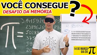 Número Pi  DESAFIO DE MEMORIZAÇÃO [upl. by Malo330]