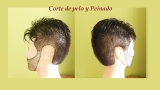 Corte de pelo Corto para Hombre con tijeras paso a paso  Corte de cabellos Hombre [upl. by Salome]