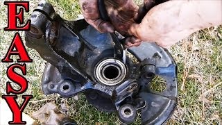 How to Change a Wheel Bearing short and fast version [upl. by Annaet]