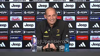 Conferenza stampa ALLEGRI pre JuveInter quotLocatelli cè desiderare la vittoria tappa importantequot [upl. by Dalpe601]