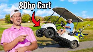 Motor Swapped Golf Cart Reckless Golfing 5 [upl. by Cul]