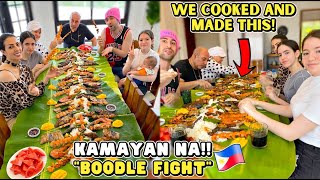 ARAB Family TRY quotBOODLE FIGHTquot For The FIRST TIME🇵🇭 We Cook amp Prepare it 😍 [upl. by Xerxes]