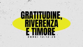 Gratitudine riverenza e timore  Past Luigi DAngelo [upl. by Meredith]