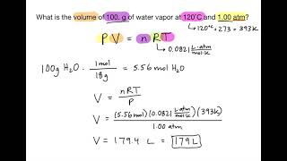 Using the Ideal Gas Law PVnRT  Chemistry Practice Problems [upl. by Dlarrej]