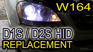 Mercedes W164X164 D1S  D2S HID Replacement ML550  GT Canada How To [upl. by Partridge]