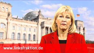 DIE LINKE Dagmar Enkelmann Auf unser Engagement können Sie auch 2011 bauen [upl. by Einalem]